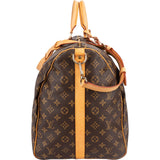Louis Vuitton Monogram Canvas Keepall 60 Bandoulière Travel Bag