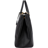 Prada Black Saffiano Leather Galleria Handbag