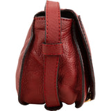 Chloé Grained Leather Mini Marcie Saddle Crossbody Bag