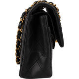 Chanel Quilted Lambskin 24K Small Double Flap Shoulder Bag