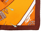 Hermès Jeu des Omnibus et Dames Blanches Silk Carre 70 Scarf Tuch