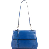 Louis Vuitton Blue Epi Leather Cluny MM Shoulder Bag
