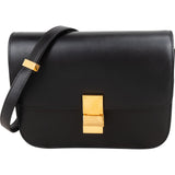 Celine Boxcalf Leather Seesaw Lock Triomphe Classic Box Crossbody Bag
