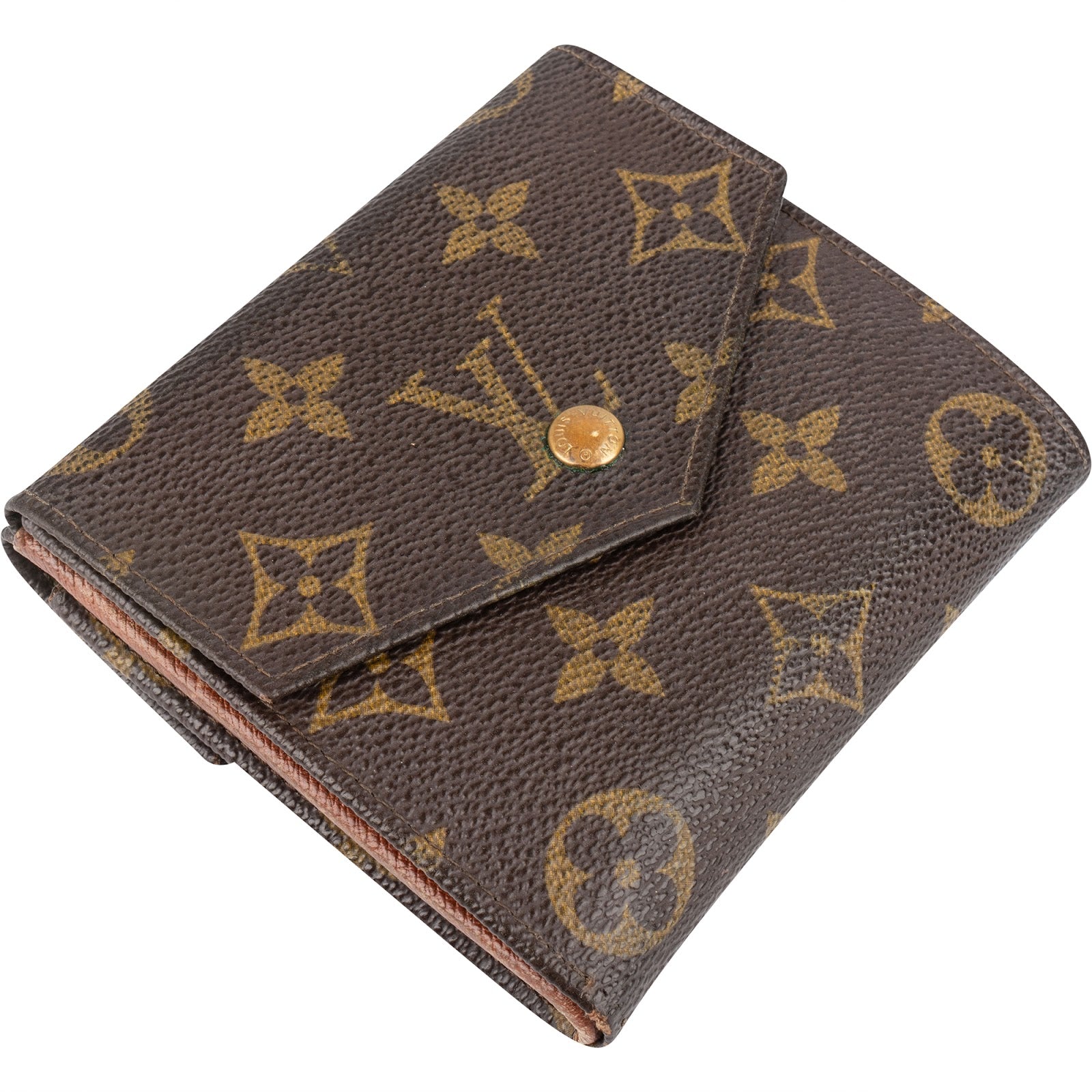 Louis Vuitton Monogram Canvas Elise Wallet - vintageandkickz