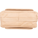 Chloé Beige Pebbled Leather Paraty Handbag