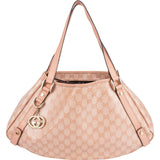Gucci Monogram GG Canvas Abbey Hobo Shoulder Bag