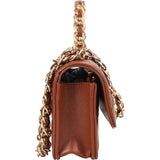 Chanel Quilted Lambskin Single Flap Wallet on Chain Crossbody Bag