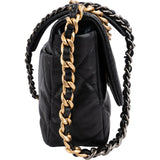 Chanel 19 Quilted Lambskin Medium Single Flap Crossbody Bag