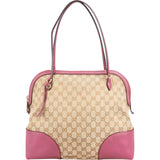 Gucci Monogram Canvas Miss GG Bowling Tote Shoulder Bag