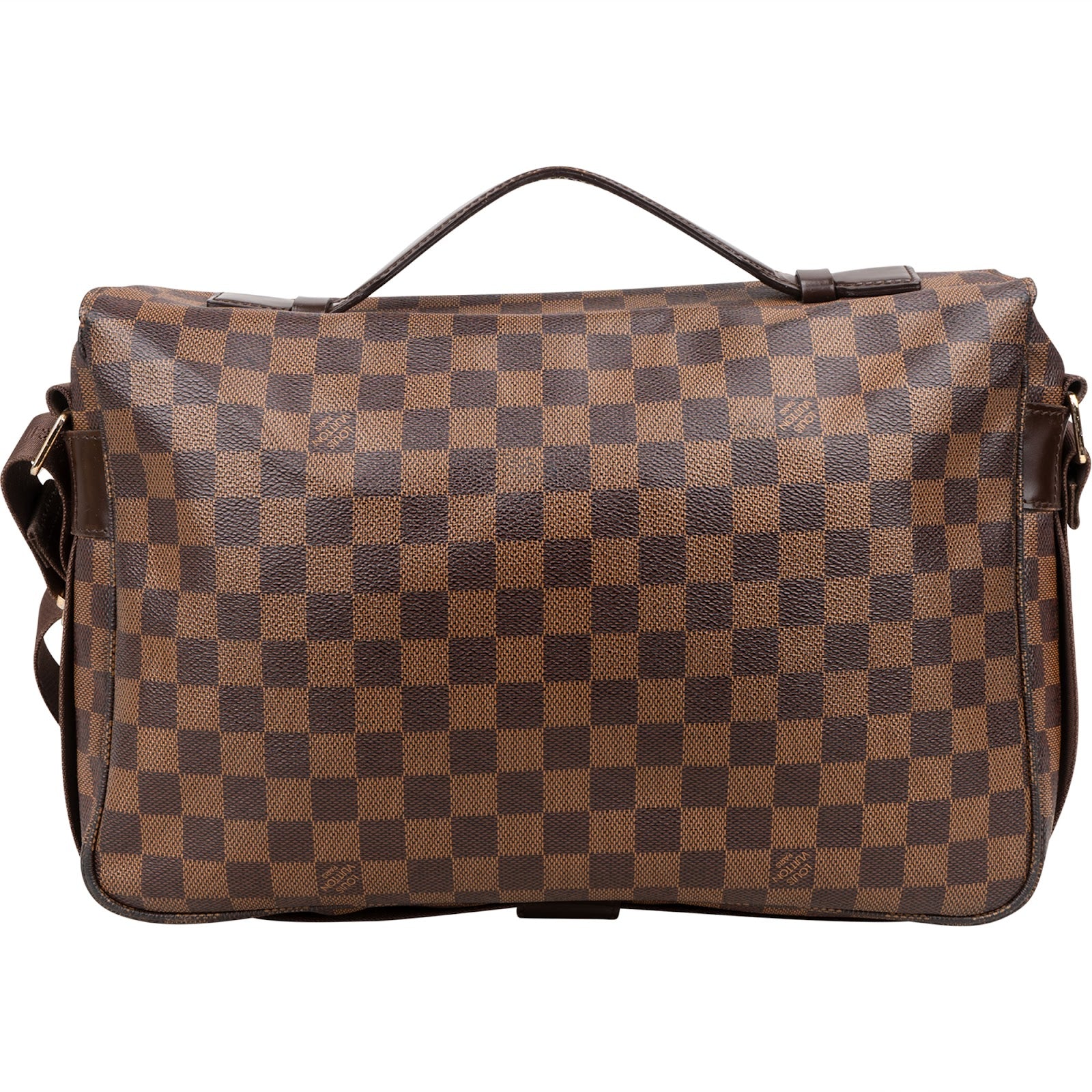 [🔄️B07 / F12] Louis Vuitton Monogram Damier Ebene Canvas Broadway Crossbody Bag - vintageandkickz