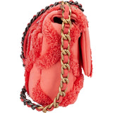 Chanel 19 Frayed Canvas Single Flap Crossbody Bag