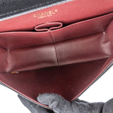 Chanel Quilted Caviar Leather Jumbo Double Flap Crossbody Bag