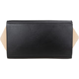 Céline Grained & Smooth Calfskin Tricolor Trapeze Handbag