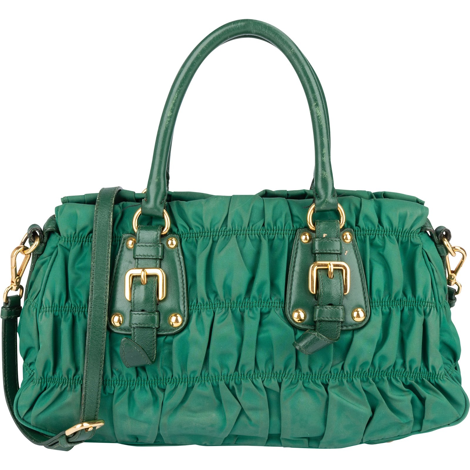 [🔄️B24 / F27] Prada Tessuto Gauffre Convertible Shoulder Bag - vintageandkickz