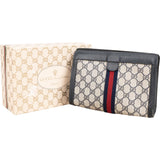 Gucci Monogram GG Supreme Web Pouch