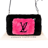 Louis Vuitton Fur Emblem In the City Arm Cuff Crossbody Bag
