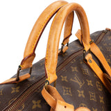Louis Vuitton Monogram Canvas Keepall 60 Bandoulière Travel Bag
