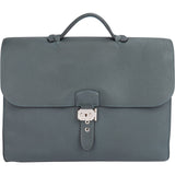 Hermès Gris Togo Leather Sac à Dépêches Business Handbag
