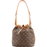 Louis Vuitton Monogram Canvas Sac Noé Petit Shoulder Bag