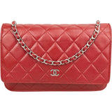 Chanel Quilted Lambskin Wallet On Chain Crossbody Bag