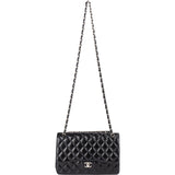 Chanel Quilted Lambskin Jumbo Double Flap Crossbody Bag