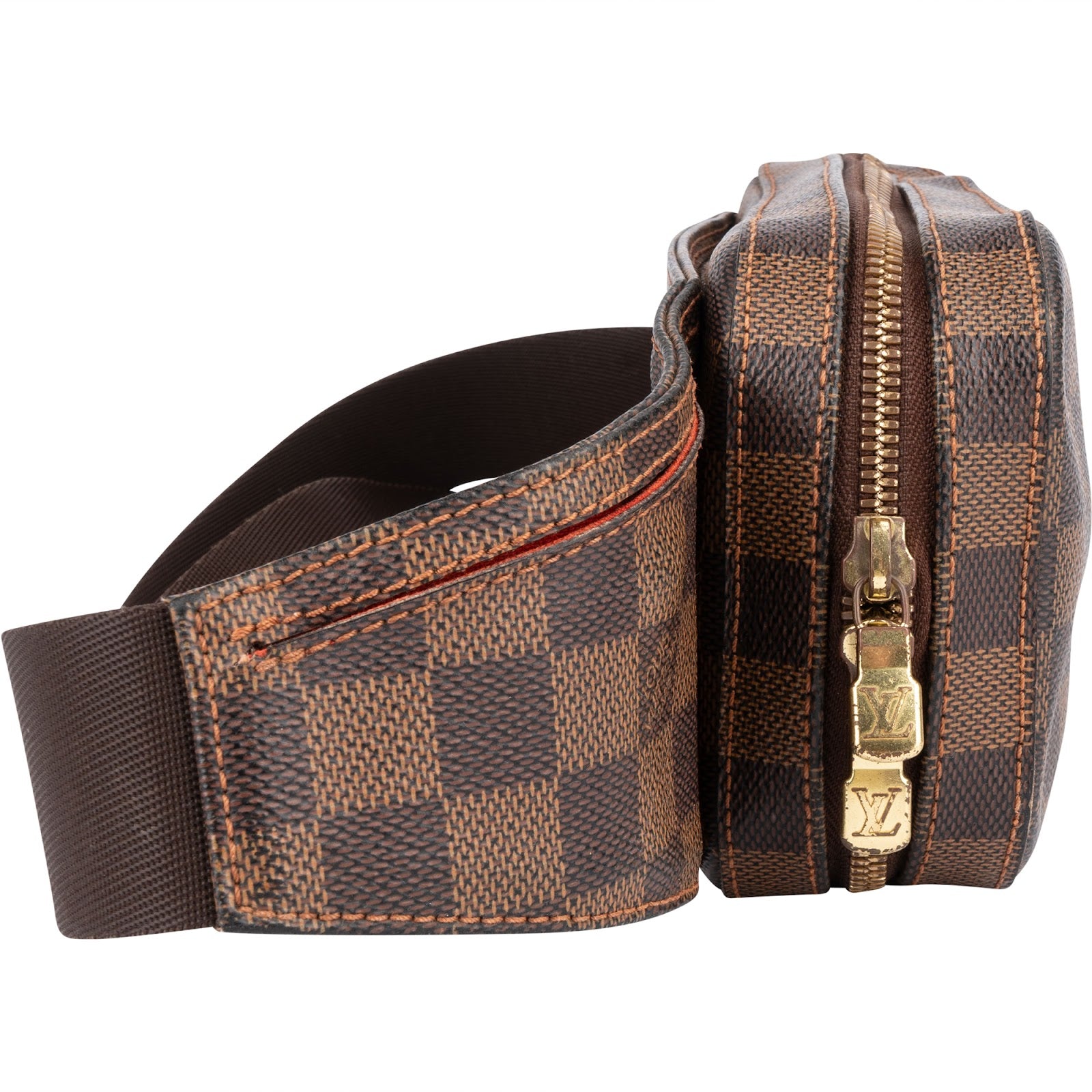 [🔄️B18 / F74] Louis Vuitton Monogram Damier Ebene Canvas Geronimos Crossbody Bag - vintageandkickz