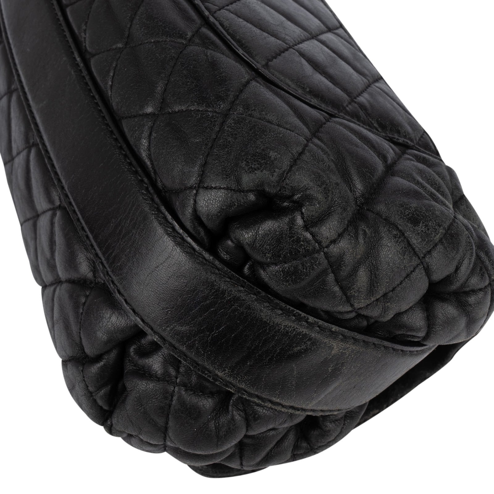 Chanel Quilted Lambskin Single Flap Crossbody Bag - vintageandkickz