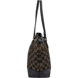 Gucci Monogram GG Denim Ophidia Tote Shoulder Bag