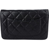 Chanel Quilted Caviar Leather Wallet On Chain Crossbody Bag