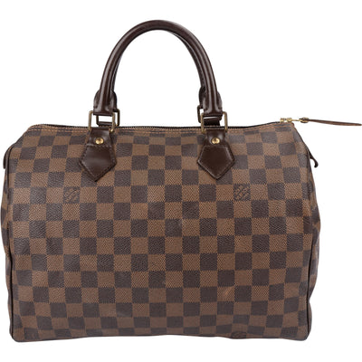 Louis Vuitton Monogram Damier Ebene Canvas Speedy 30 Handbag
