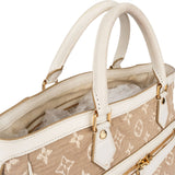 Louis Vuitton Denim Monogram Cabas Sabbia MM Handbag