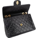 Chanel Quilted Lambskin 24 K Gold Maxi Single Flap Crossbody Bag