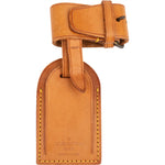[🔄️B21 / F41] Louis Vuitton Vachetta Leather Luggage Tag - vintageandkickz