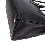 Prada Black Saffiano Leather Galleria Handbag
