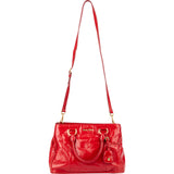 Miu Miu Red Leather Vitello Shine Tote Handbag