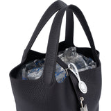 Hermès Taurillon Clemence Leather Caban Picotin Lock 22 Handbag