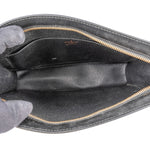 Louis Vuitton Noir Epi Leather Pochette Homme Clutch - vintageandkickz