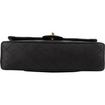 [🔄️B08 / F44] Chanel Quilted Lambskin Medium Double Flap Shoulder Bag - vintageandkickz
