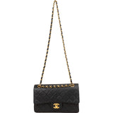 Chanel Quilted Lambskin 24K Small Double Flap Shoulder Bag