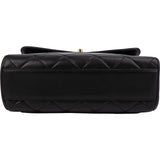 Chanel Quilted Lambskin Rectangular Single Flap Crossbody Bag