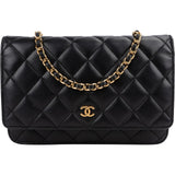 Chanel Quilted Lambskin Wallet On Chain Crossbody Bag