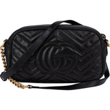 Gucci Matelassé Leather GG Marmont Camera Crossbody Bag