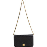 Chanel Quilted Lambskin 24K Gold Single Flap Shoulder Bag