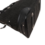 Christian Dior Tweed Leather Detective Bag Handbag
