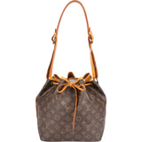 Louis Vuitton Monogram Canvas Sac Noé Petit Shoulder Bag - vintageandkickz