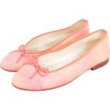 Chanel Ombre Canvas CC Cap Toe Ballerina Flats (37)