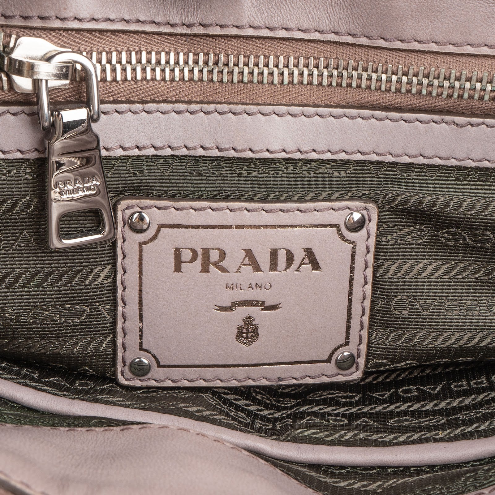 Prada Quilted Nappa Gaufre Satchel Handbag - vintageandkickz