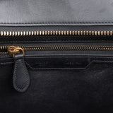 Céline Tricolor Grained Leather & Suede Small Luggage Handbag