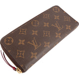 Louis Vuitton Monogram Canvas Clemence Zippy Wallet