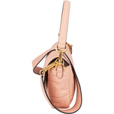 Fendi Embossed Monogram FF Leather Baguette Shoulder Crossbody Bag